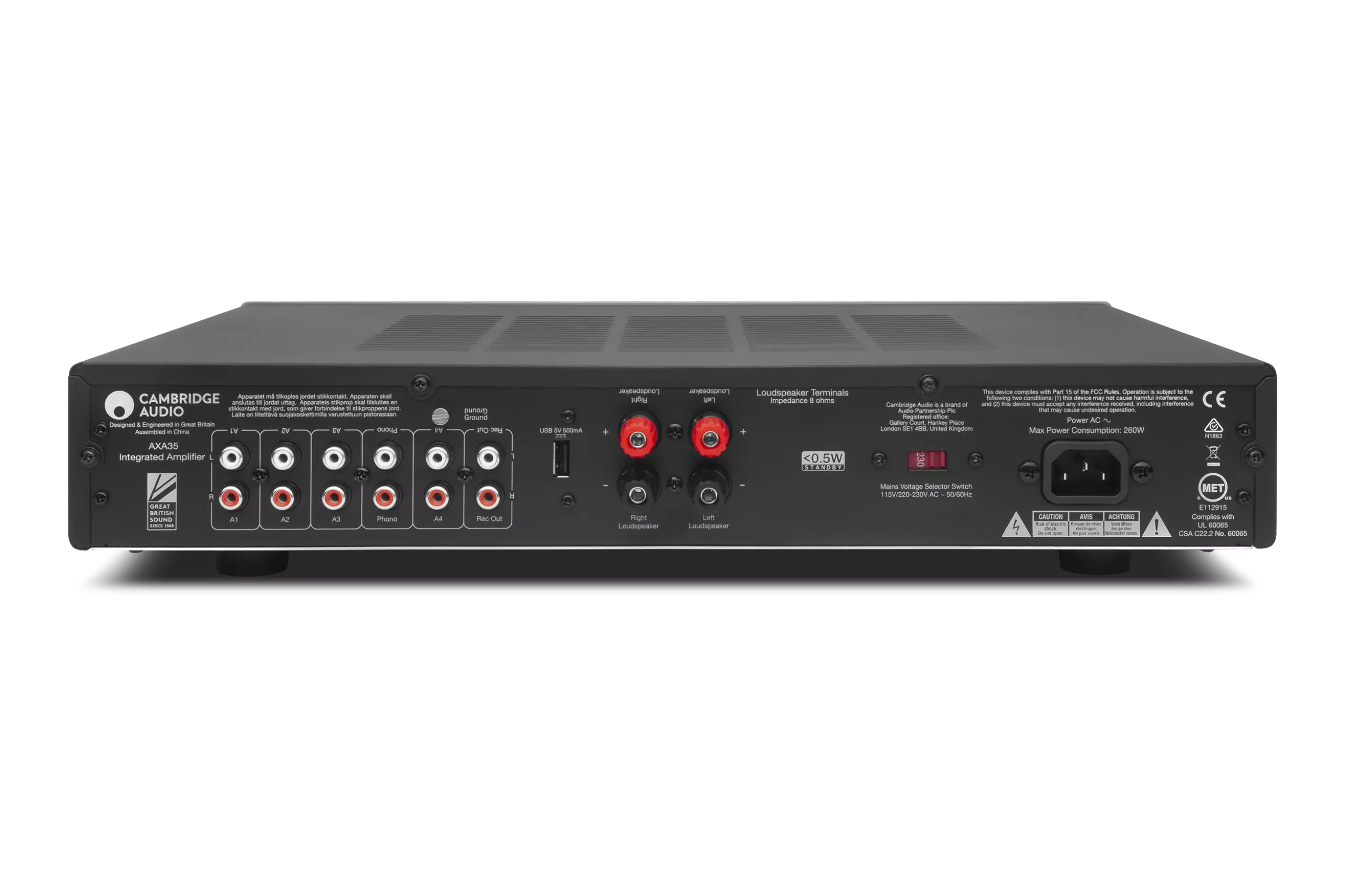 Cambridge Audio AXA35 Versterker 2 Cambridhe Audio AXA35 Versterker