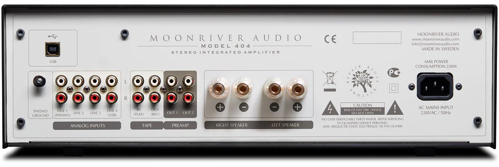 Moonriver Audio 404 Versterker 2 Moonriver 404 Reference Geïntegreerde Versterker