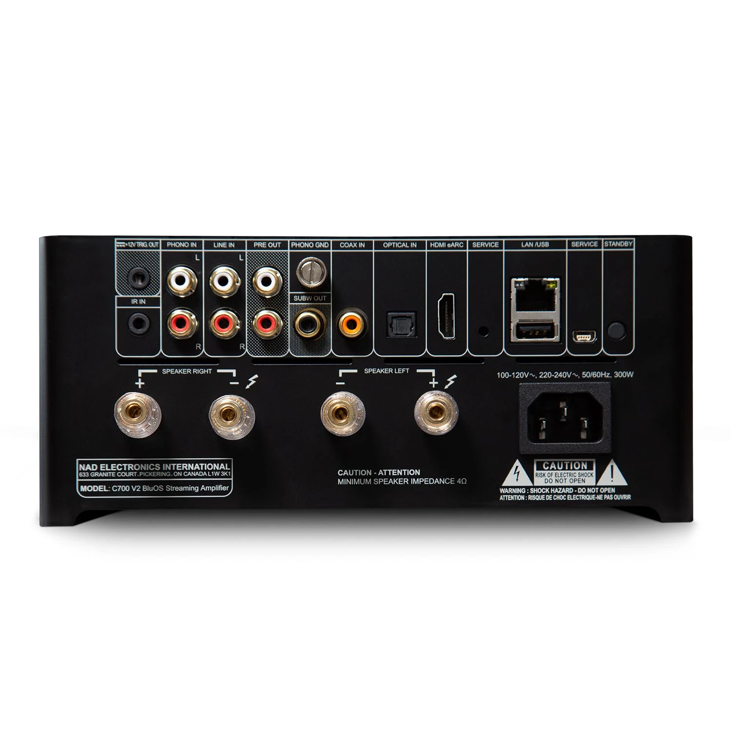 NAD C700 V2 Streaming Versterker 3 NAD C700 V2 Streaming Versterker