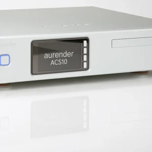 Aurender ACS10 muziekserver in zilver, te koop bij Audiohuisdelft.nl